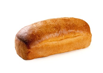 Bread on a white background