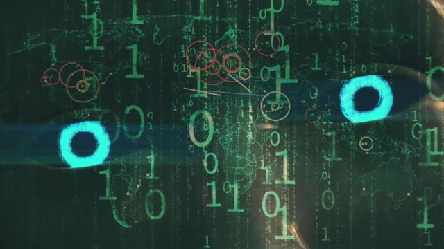 4K Artificial Intelligence High Tech Digital Hacker War