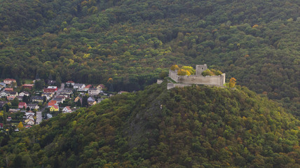 Fototapeta premium Old castle on the hill