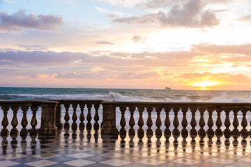 The Terrazza Mascagni is a belvedere in Leghorn, Italy
