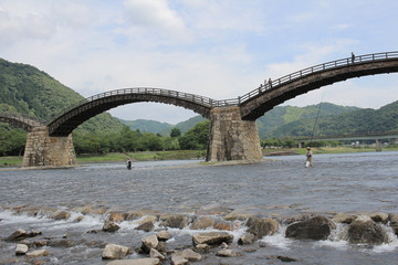 Kintai Bridge, one of the oldest in Japan