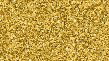 Gold Glitter Texture. Amber Particles Color. Celebratory Background. Golden Explosion Of Confetti. Vector Illustration, Eps 10.