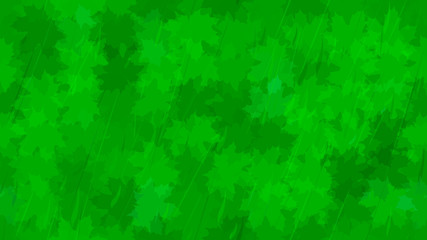 Falling maple leaves, raindrops. Autumn background. The idea of design of tiles, wallpaper, packaging, textiles, background.