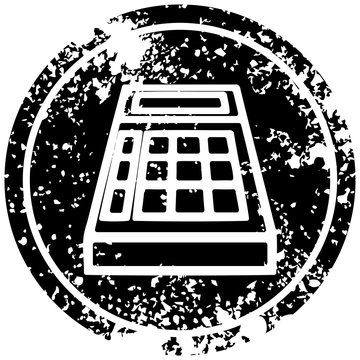 recommend clip art: math calculator distressed icon