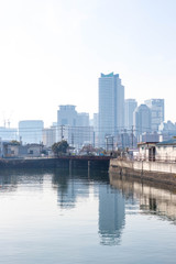Fototapeta na wymiar 横浜の運河