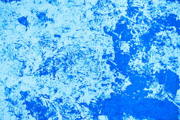 Fototapeta na wymiar Blue colour tone. Abstract watercolour background hand-drawn on white watercolour paper.