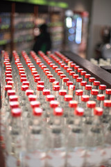 Fototapeta premium Bottles of vodka