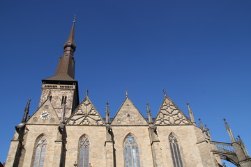 Fototapeta na wymiar Die Marienkirche in Osnabrück