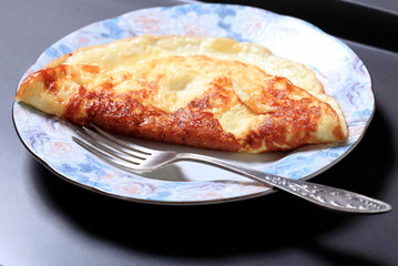 Omelet is a delicious and nutritious breakfast.
