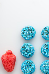 hard candies still life