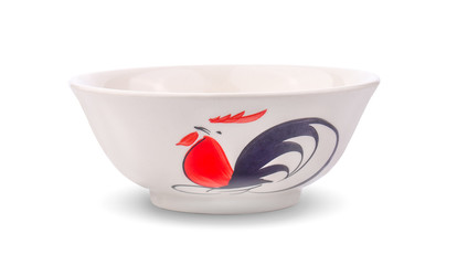 Chicken Seal Bowl on white background.