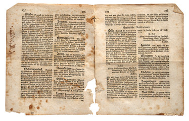 Old British Trade Newspaper dated 1773