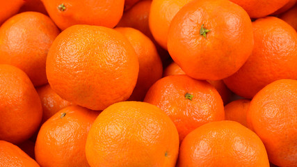 Mandarin orange background.