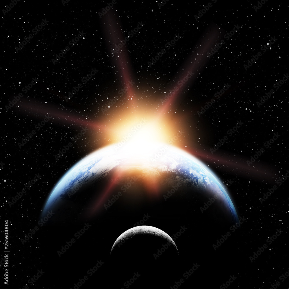Wall mural earth