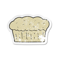 retro distressed sticker of a cartoon loaf of bread