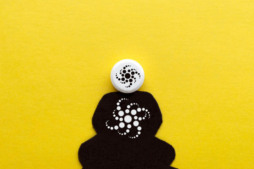 Astral travel and drug trip in a state of deep Nirvana, abstract trance geometric patterns...