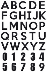 Black iron pan texture english alphabet font letter, isolated on white background