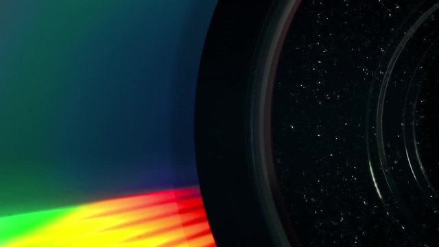CD shimmers in the light