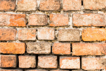 Obraz premium red brick wall background