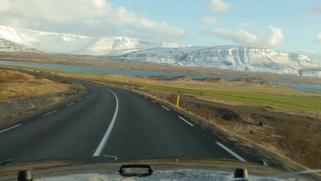 Driving in Iceland