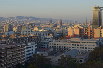 View of the city, Barcelona, Spain