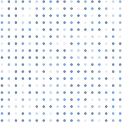 The blue points on white background   