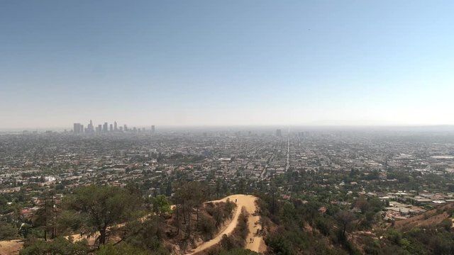 Los Angeles from Griffith observatory Normandie Ave