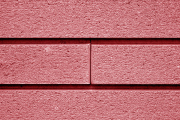 Decorative brick wall in red tone.