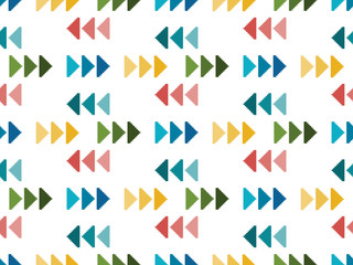 Minimal Geometric Pattern, seamless pattern of pixel arrows. Frame. Pixel art. 8 bit.