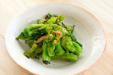 菜の花の和え物