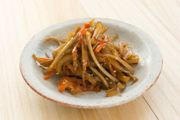 菊芋入りきんぴらごぼう