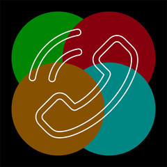 Call center vector icon