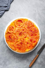 Upside down orange cake