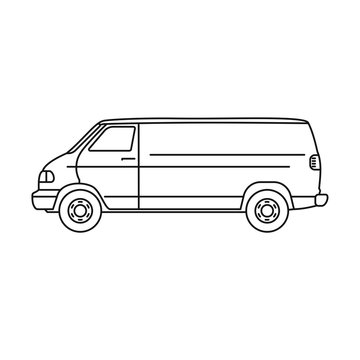 Van simple illustration 