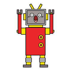 cute cartoon robot