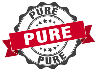 Obraz premium pure stamp. sign. seal