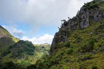 High mountains, tropical rainforests, Thailand