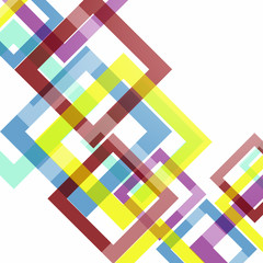 Geometric colorful squares background