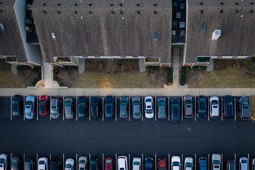Aerial of Sunrise in Plainsboro New Jersey