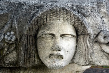 The antique bas-reliefs.Mugla.Turkey 
