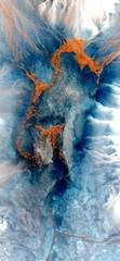 vertical abstract photography of the deserts of Africa from the air,aerial view, abstract...