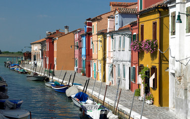 Fototapeta na wymiar Island of Burano - Venice - Italy