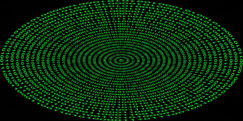 A binary code texture