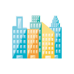 cityscape scene isolated icon