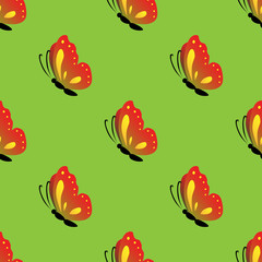 Butterfly seamless pattern