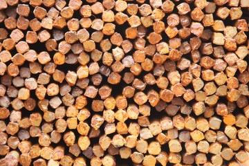 Background of metal armature