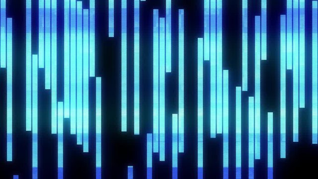 fast blue glitch blocks screen background for logo animation new quality digital twitch technology colorful video footage