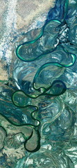 vertical abstract photography of the deserts of Africa from the air,aerial view, abstract...
