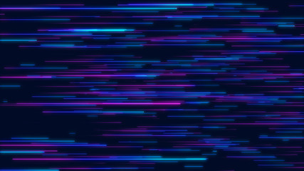 Purple & blue abstract radial lines geometric background. Data flow. Optical fiber. Explosion star....