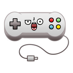 gradient shaded cartoon game controller